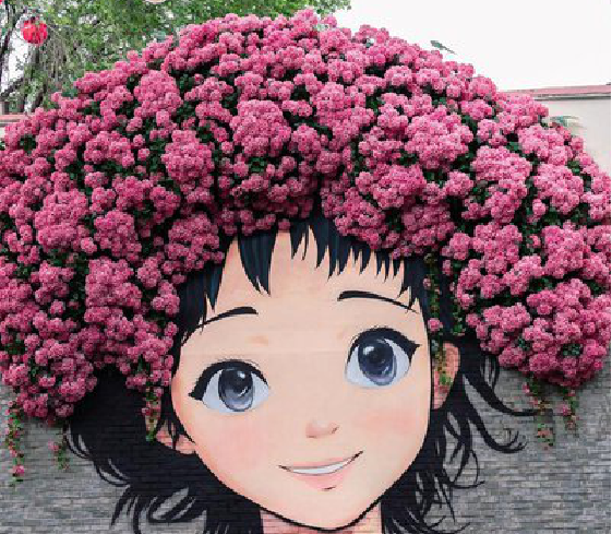 宾阳墙体彩绘-网红墙打卡