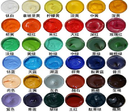 宾阳墙绘颜色的选择有讲究。