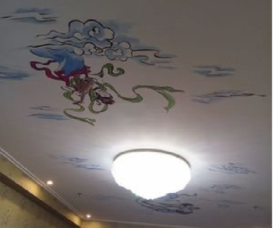 宾阳如何快速绘制天花板上的手绘墙？