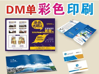 宾阳单页印刷，色彩搭配简单。