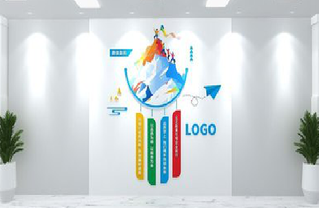 宾阳公司企业形象墙的工艺材料有哪些？