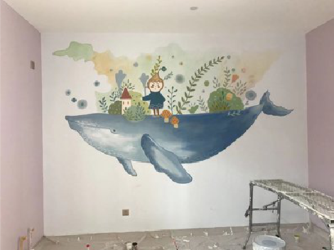 宾阳手绘墙的特点及优势。