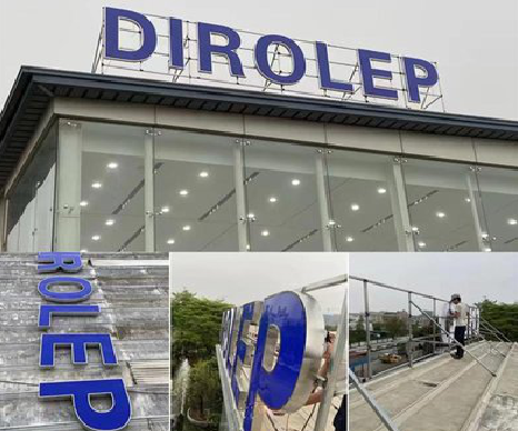 宾阳楼顶发光字安装的注意事项。